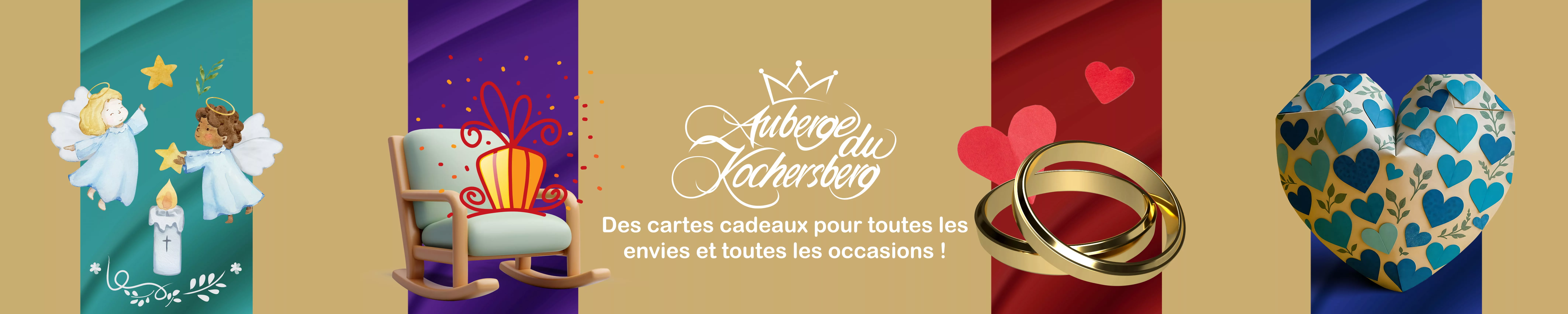 Cartes cadeaux auberge du Kocherberg